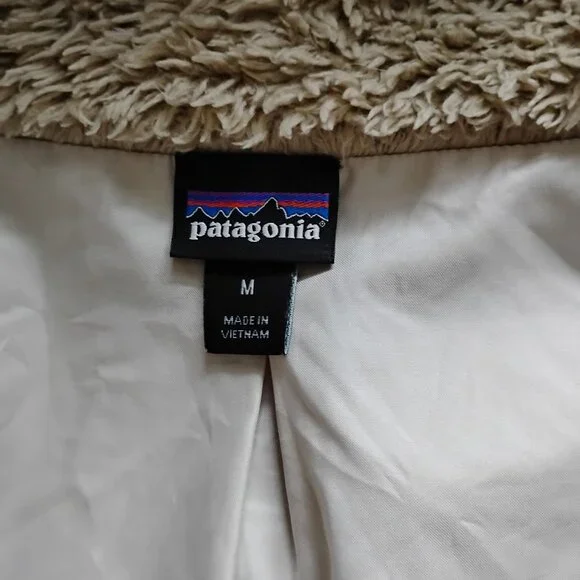 Patagonia Women's Beige ELKH Los Gatos Regular-Fit Sleeveless Fleece Vest Size M - Picture 6 of 8